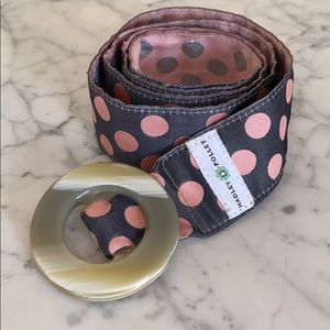 Hadley Pollet reversible fabric belt